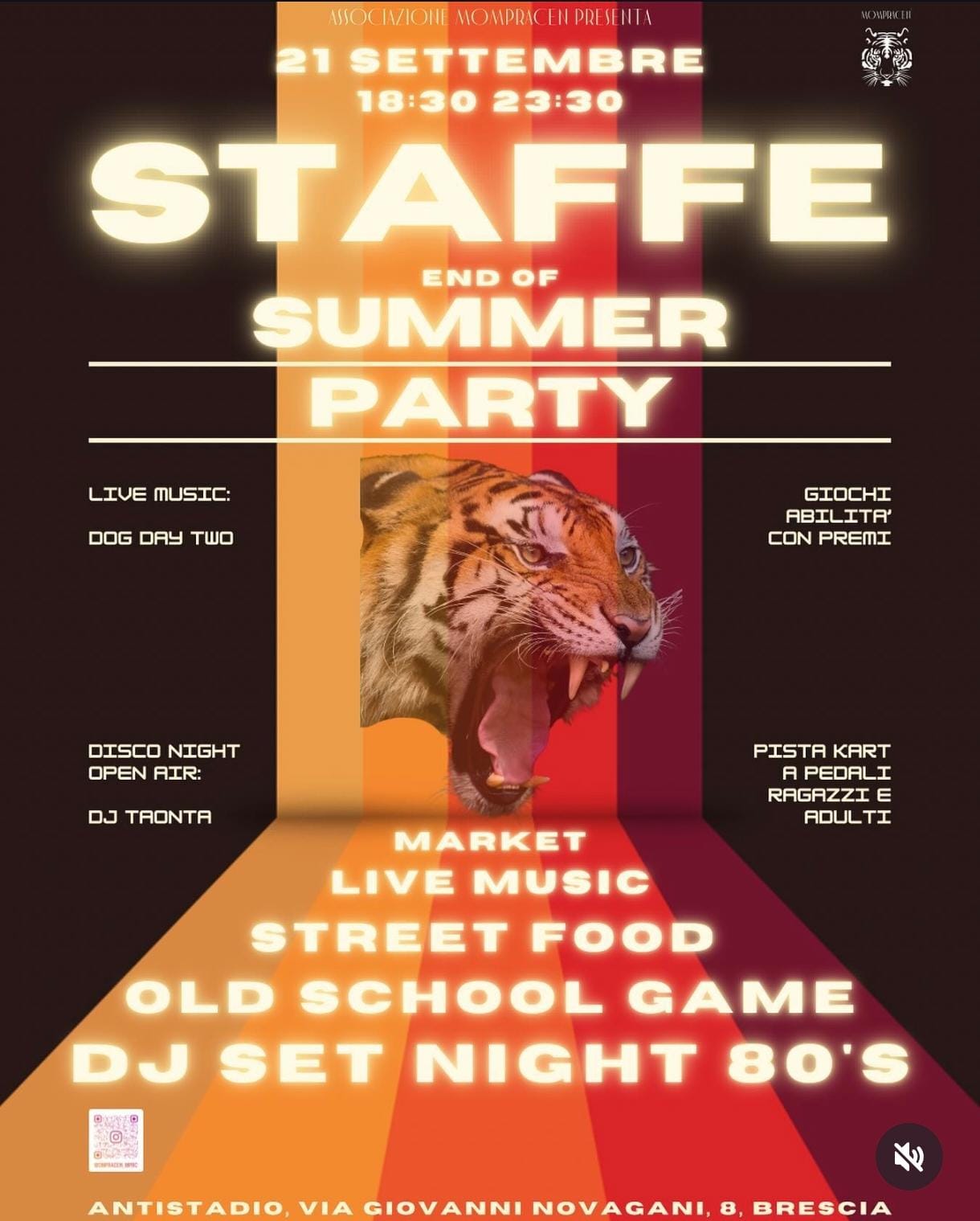 Locandina Staffe End of Summer Party 2024