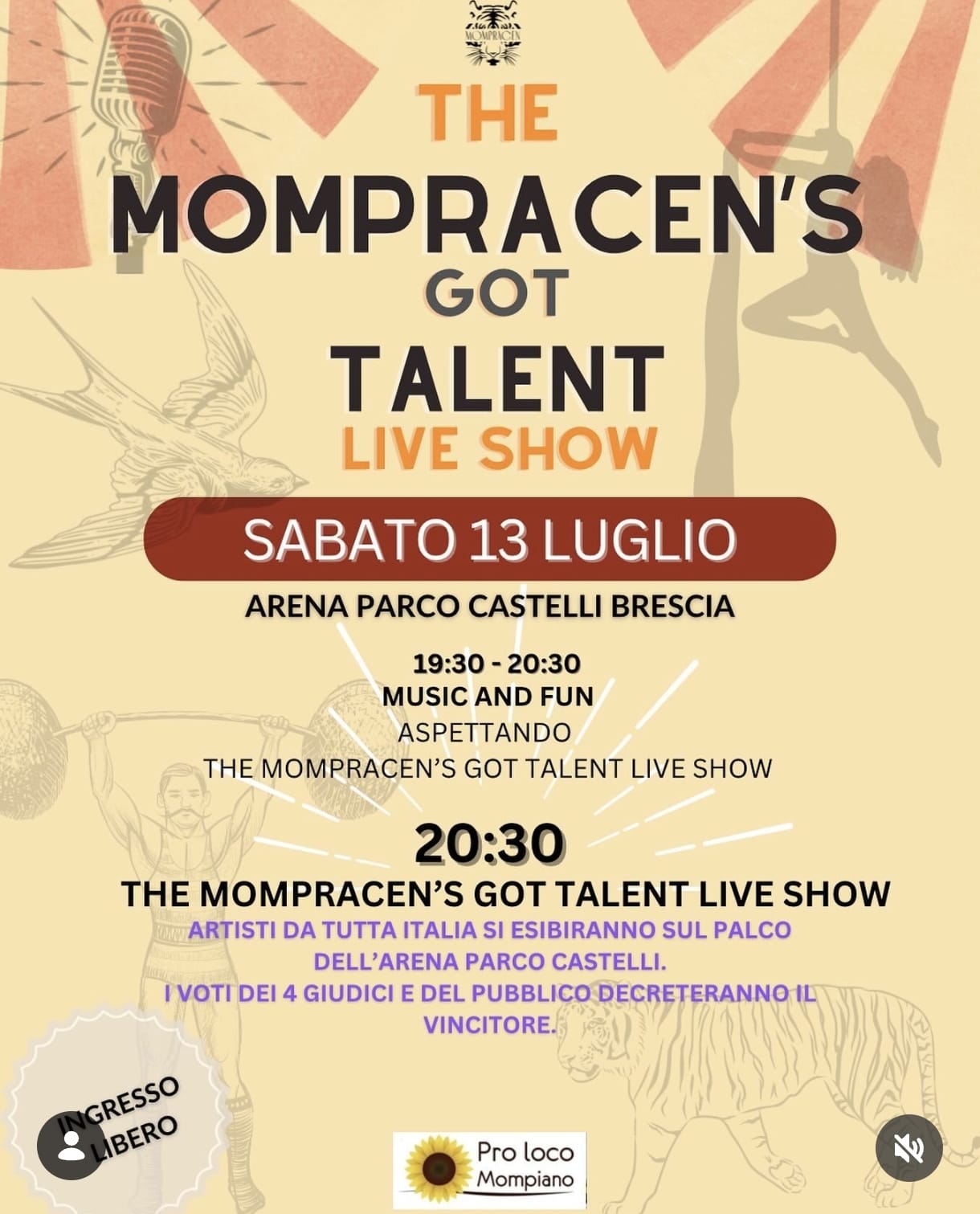 Locandina The Mompracen's Got Talent Live Show 2024