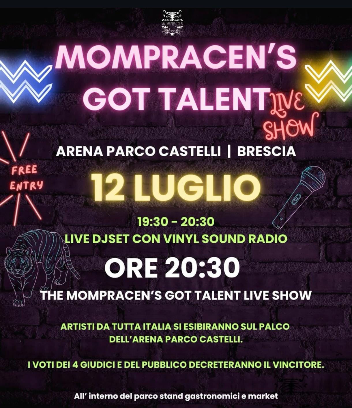 Locandina Mompracen's Got Talent Live Show 2025