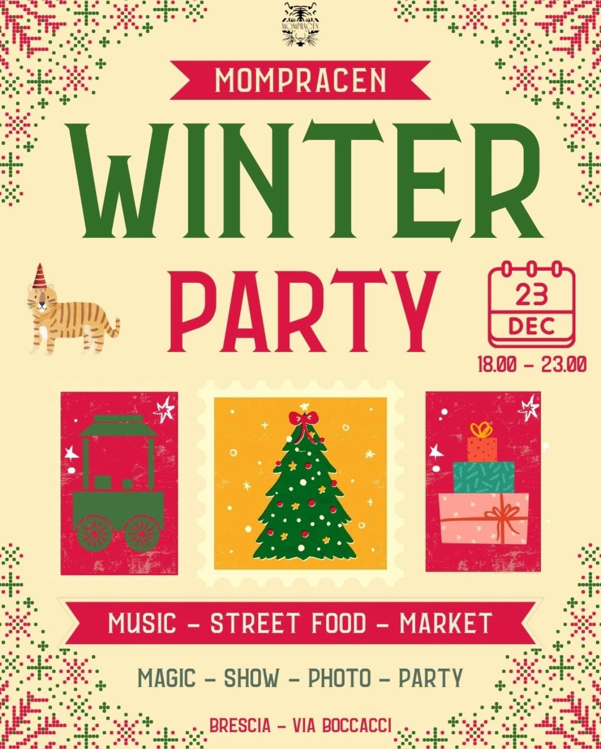 Locandina Mompracen Winter Party 2023